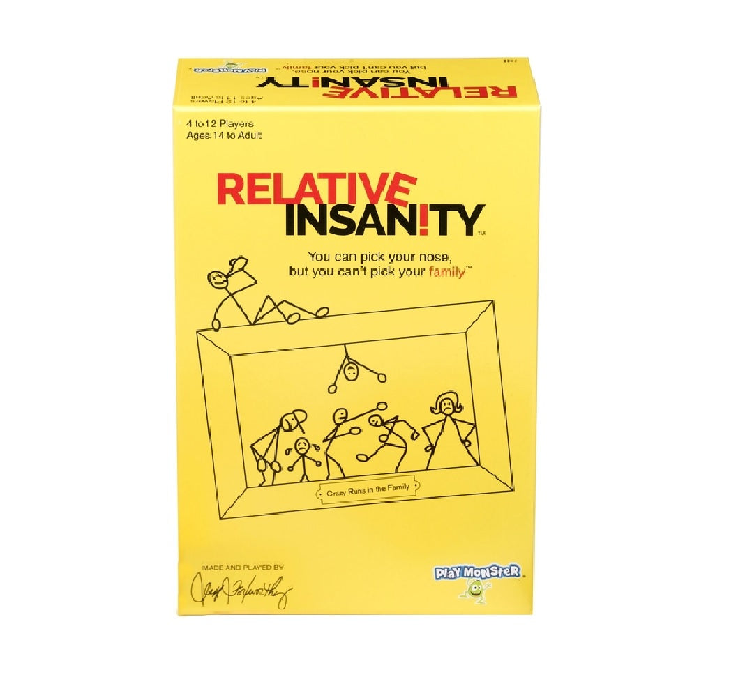 Playmonster 7441 Relative Insanity Family Game