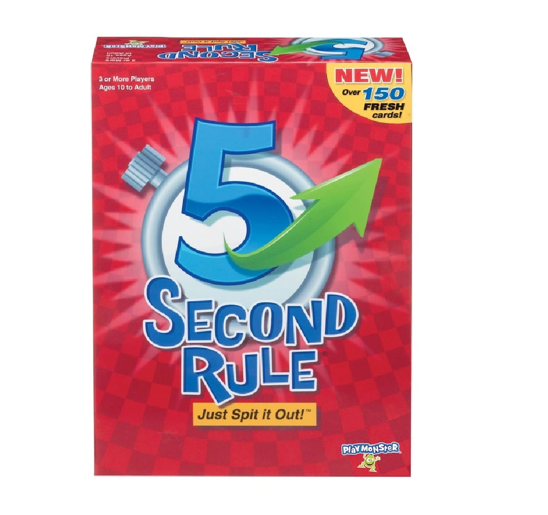 Playmonster 7434 5 Second Rule Family Game