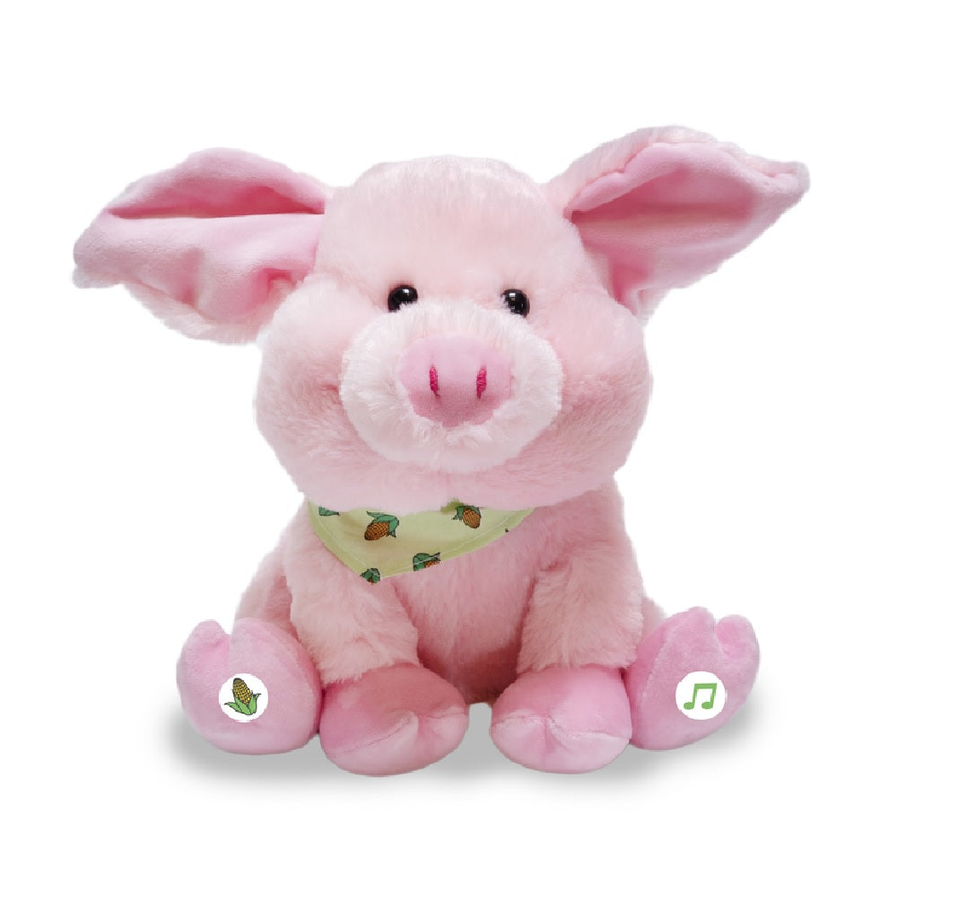 Cuddle Barn CB54657 My Piggy Piper Animated Plush Toy