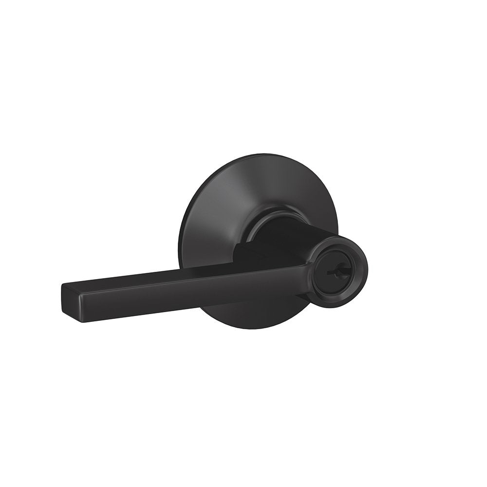 Schlage F51VLAT622 Latitude Entry Lever, Matte Black