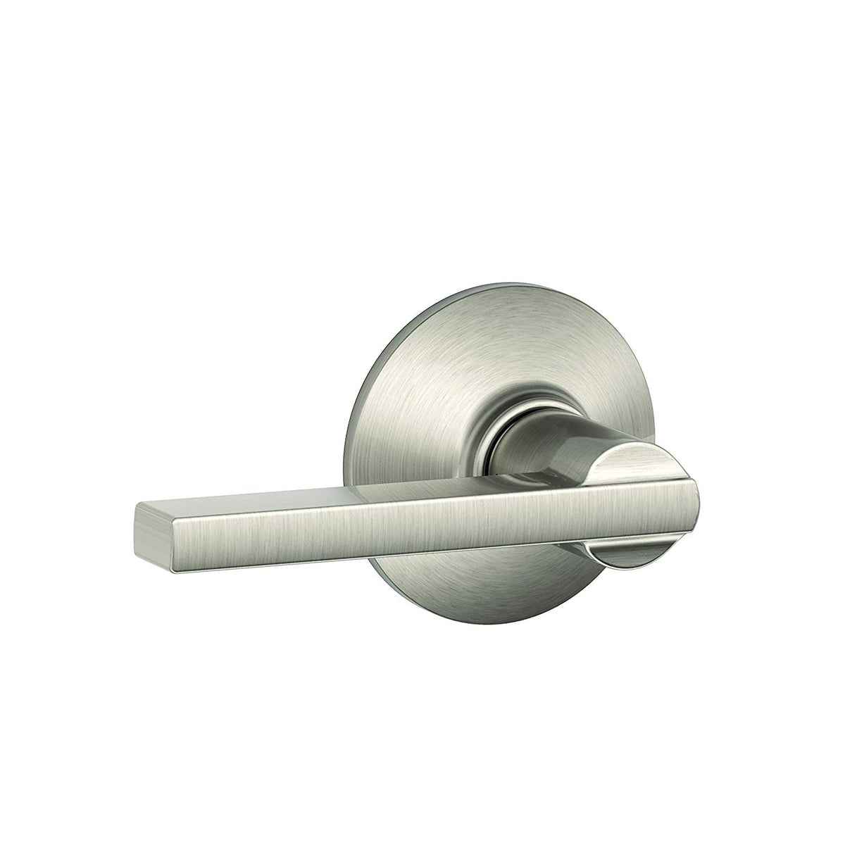 Schlage F10VLAT619 Latitude Privacy Lever, Satin Nickel