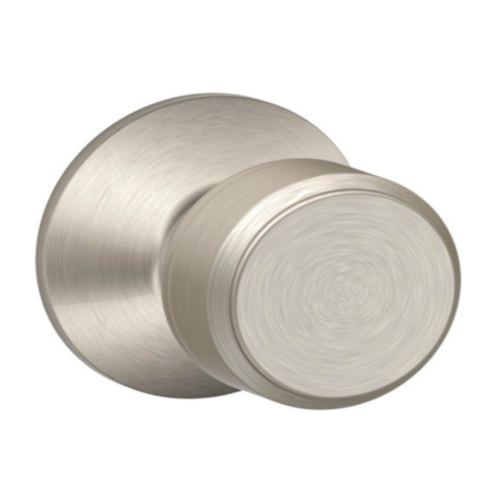 Schlage F10VBWE619 Bowery Privacy Knob, Satin Nickel