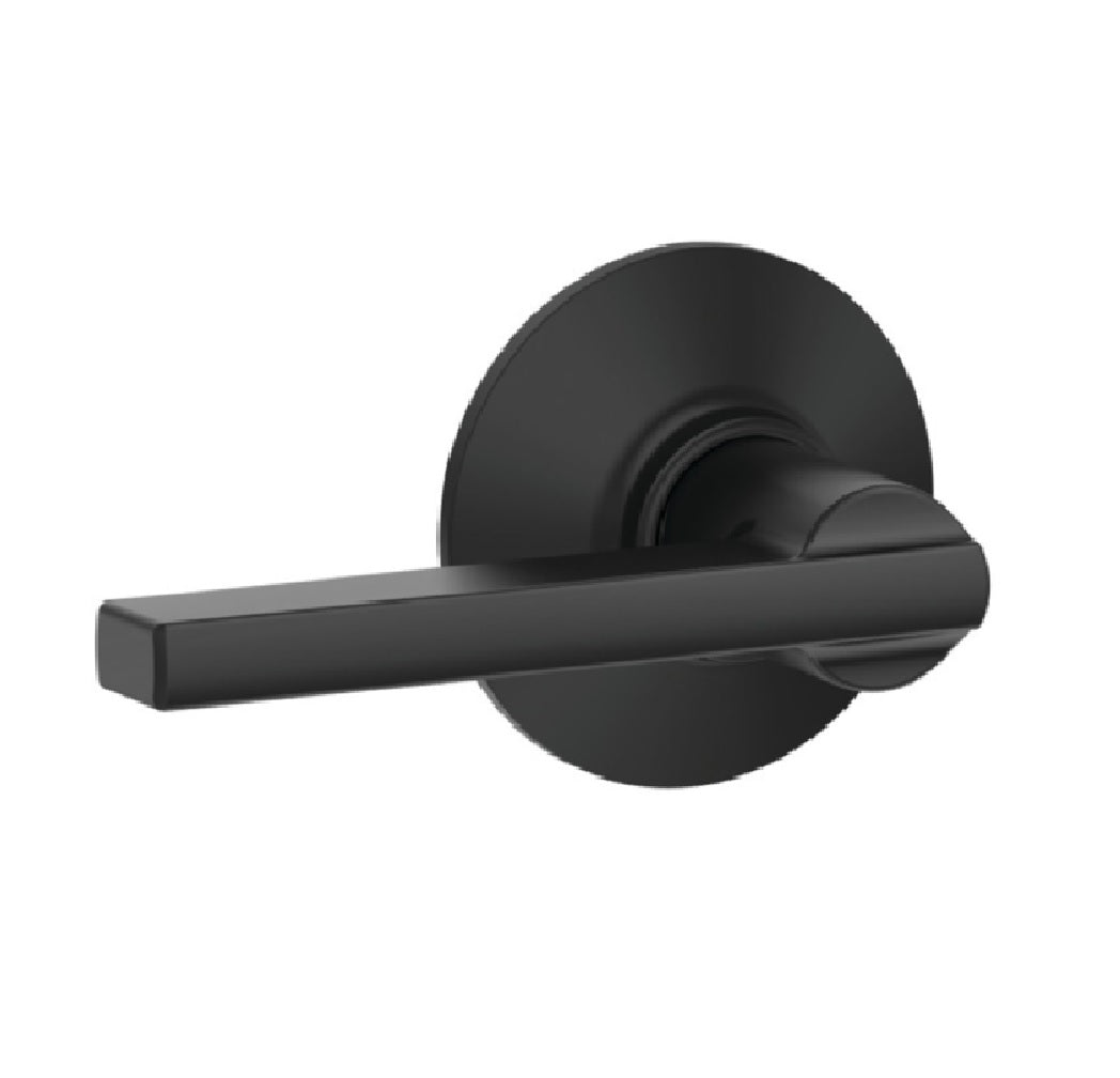 Schlage F10VLAT622 Latitude Privacy Lever, Matte Black