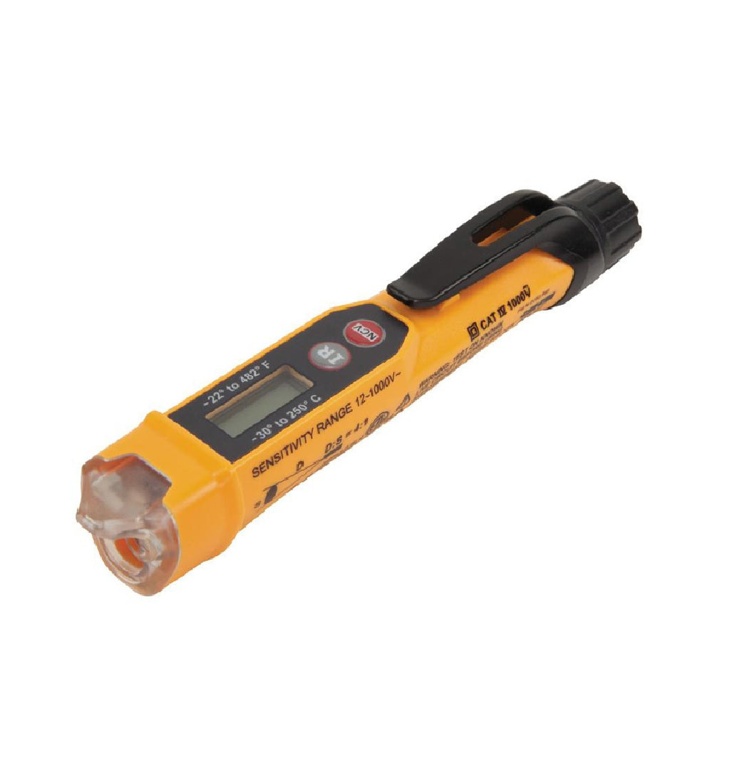 Klein Tools NCVT-41R Digital Voltage Tester, Black/Yellow