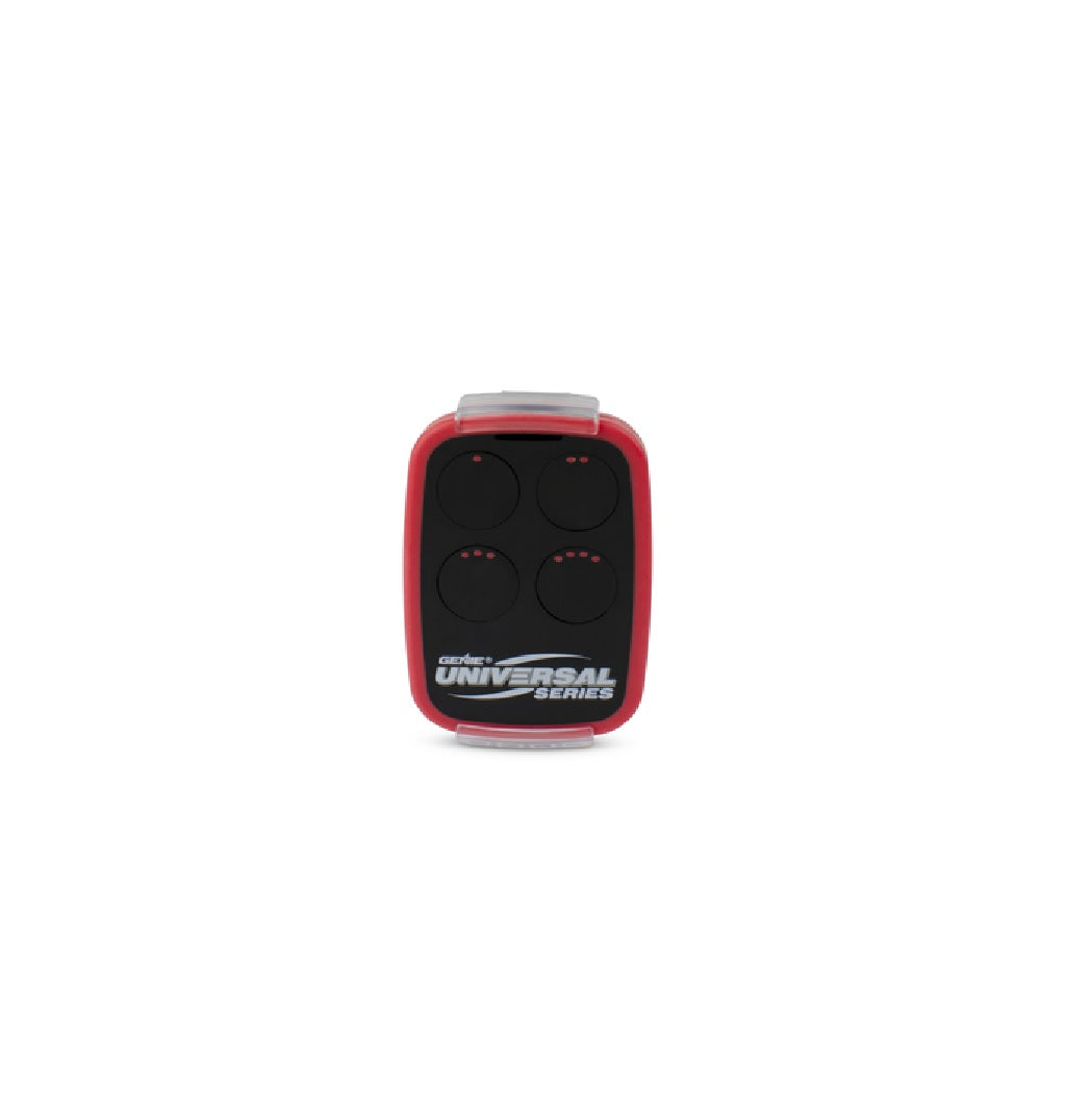 Genie 40657R Door Universal Remote Control, Black/Red