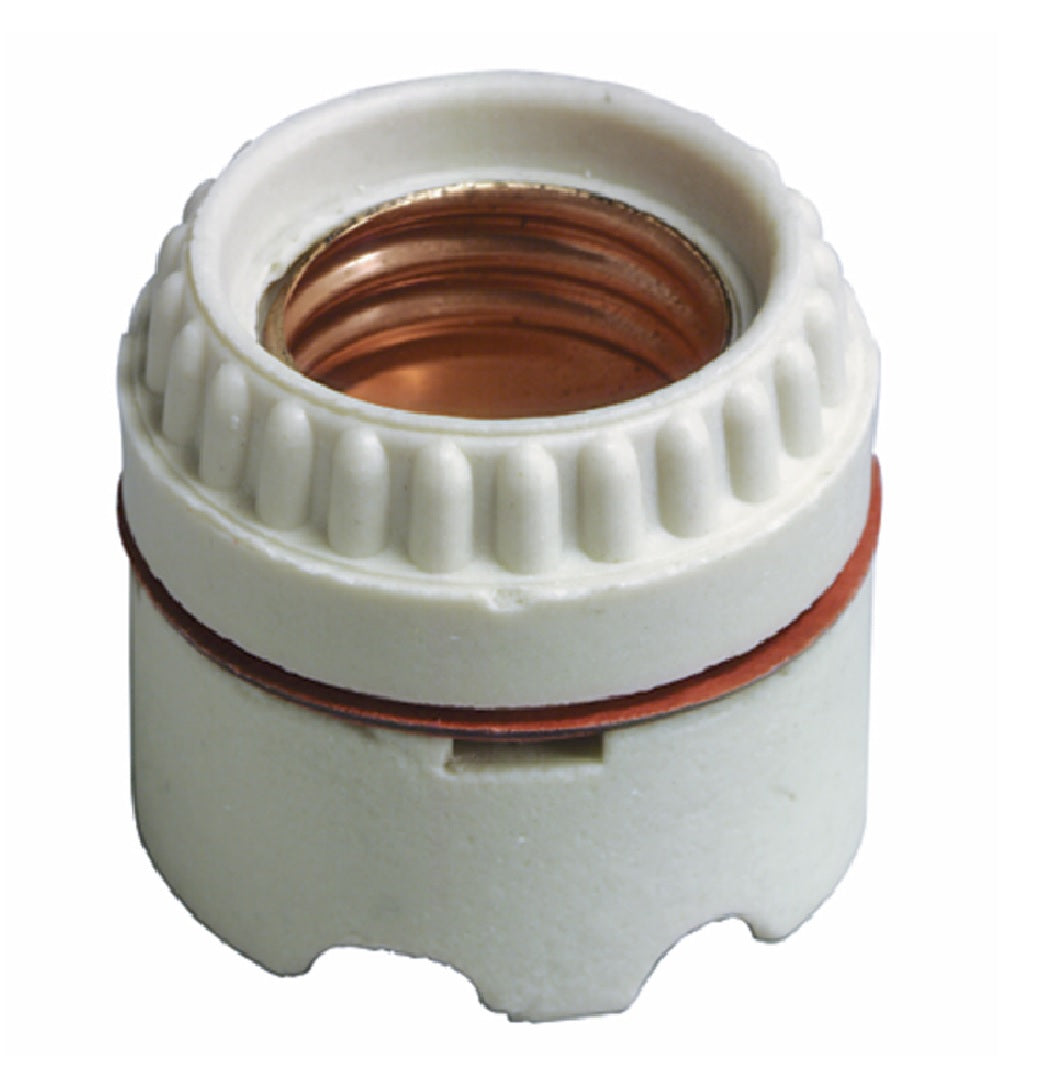 Leviton C01-09350-000 Keyless Socket, Porcelain