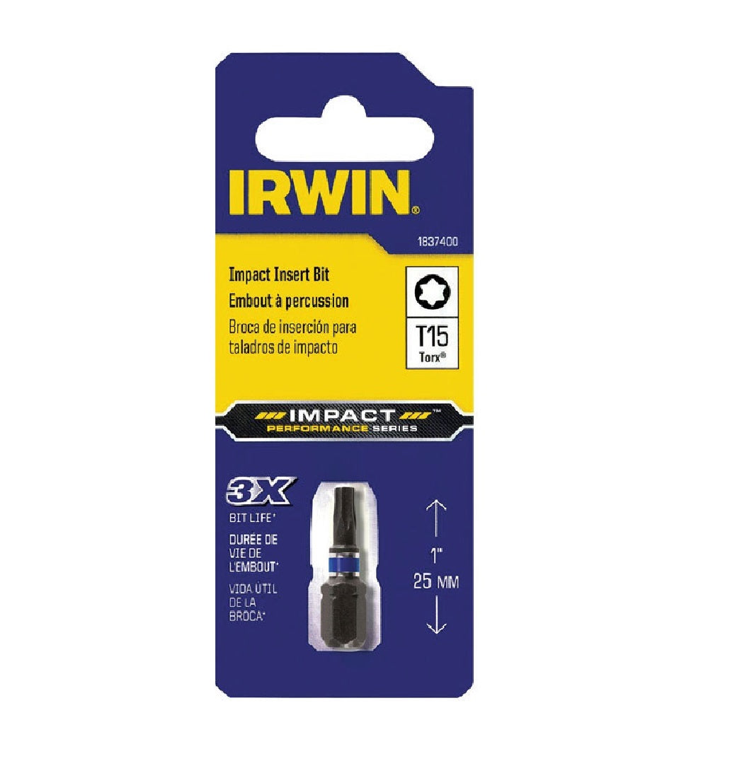 Irwin 1837402 Torx Impact Ready Drill Bit, Black Oxide