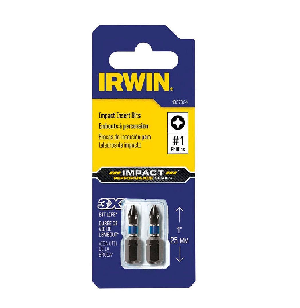Irwin 1837324 Impact Ready Drill Bit, Black Oxide