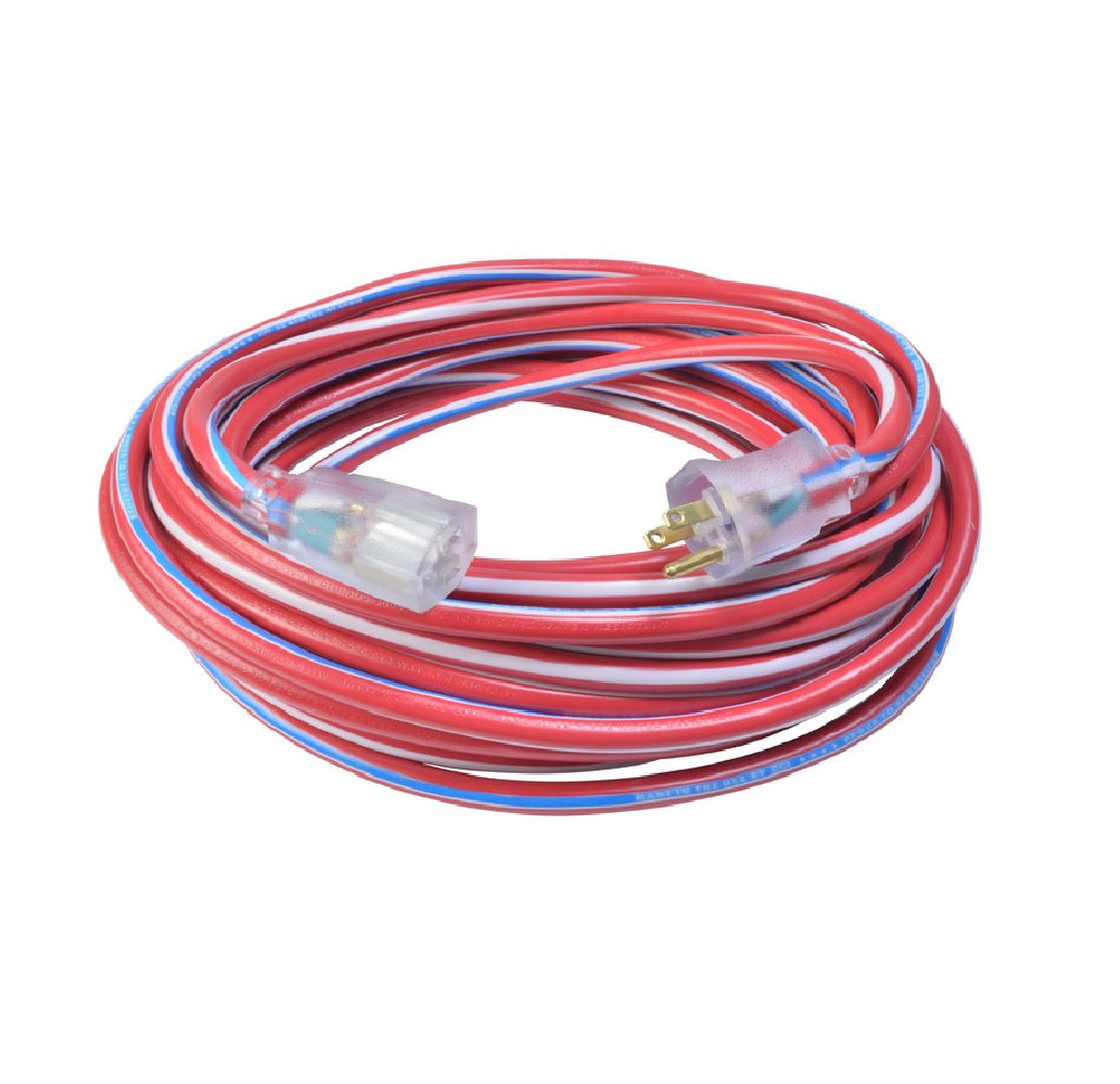 Southwire 2547SWUSA1 Patriotic Extension Cord, 25 Ft