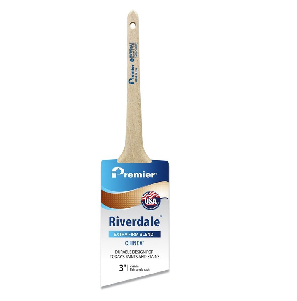 Riverdale 17243 Extra Stiff Thin Angle Paint Brush