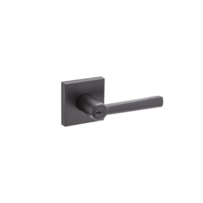 Kwikset 156MRLSQT-514S Montreal Square Entry Door Lock, Iron Black