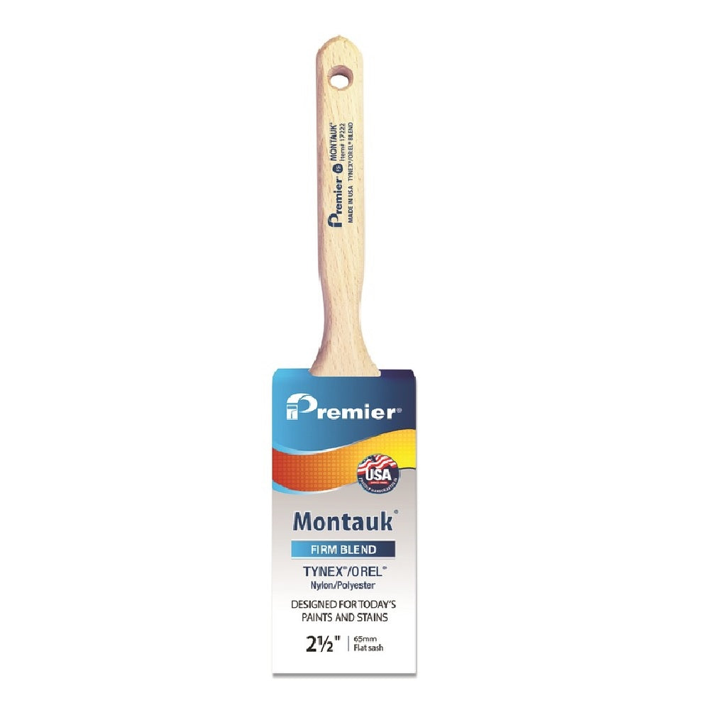 Montauk 17222 Firm Flat Paint Brush, 2.5 Inch