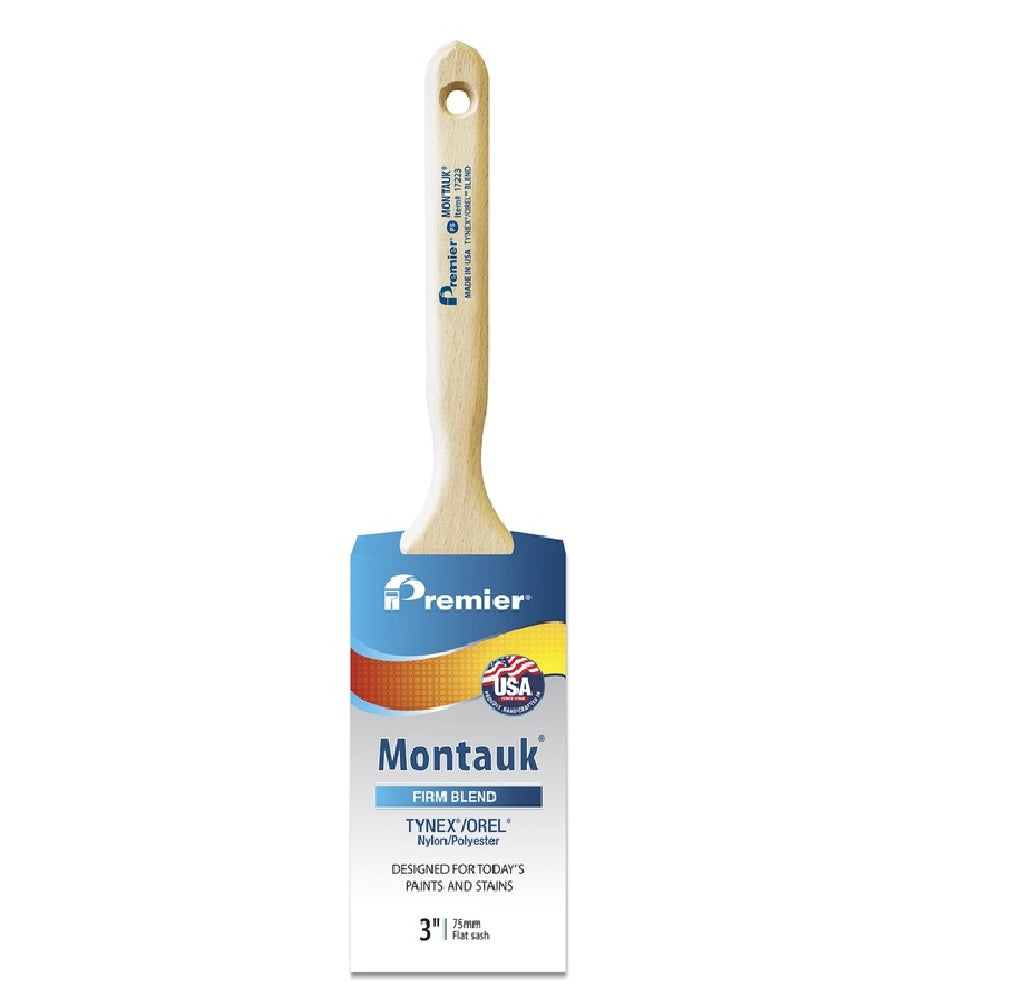Montauk 17222 Firm Flat Paint Brush, 3 Inch
