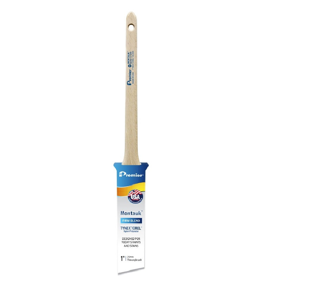 Montauk 17199 Firm Thin Angle Paint Brush, 1 Inch