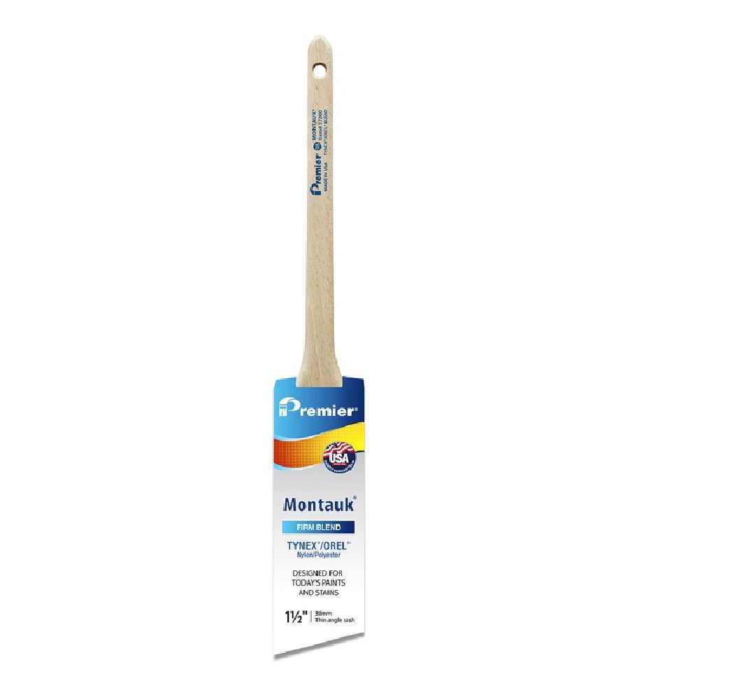 Montauk 17200 Firm Thin Angle Paint Brush, 1-1/2 Inch