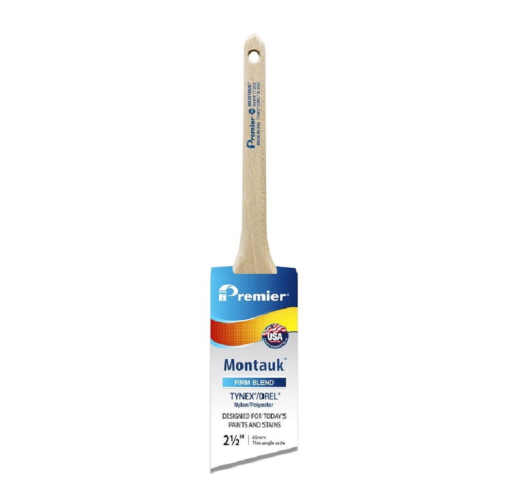 Montauk 17202 Firm Thin Angle Paint Brush, 2-1/2 Inch