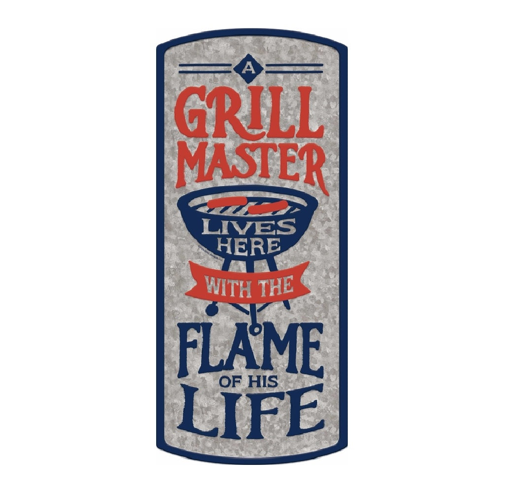 Open Road 90176646 Grill Master Wall Art, Grey