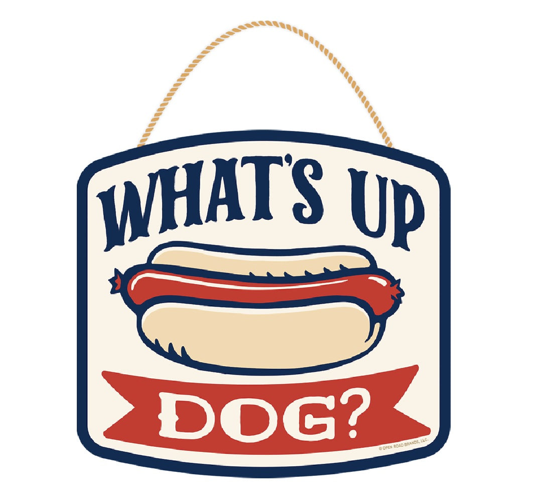 Open Road 90178554 What's Up Dog Wall Art, Metal