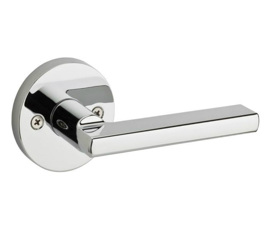 Kwikset 157HFLRDT-26 Halifax Round Single Dummy Lock, Bright Chrome