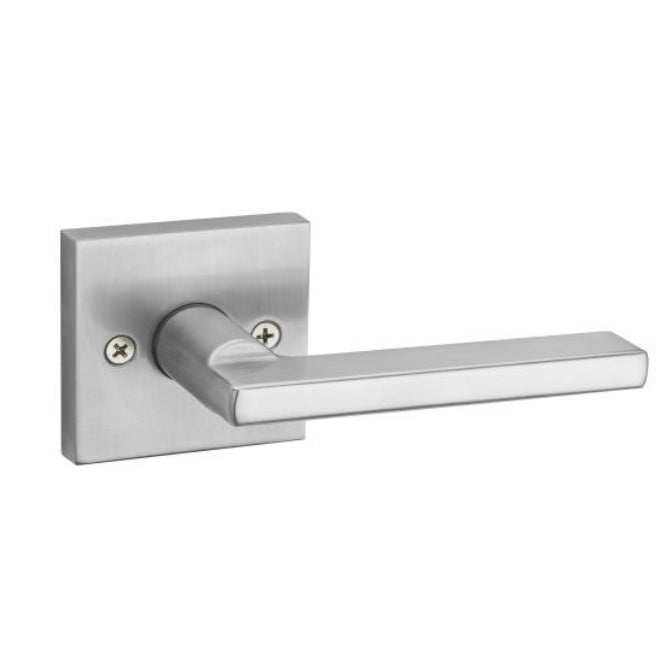 Kwikset 157HFLSQT-26D Halifax Square Single Dummy Lock, Satin Chrome