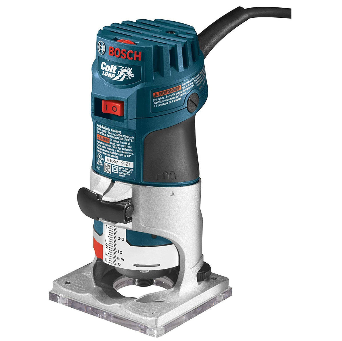 Bosch PR20EVS Electronic Variable-Speed Palm Router