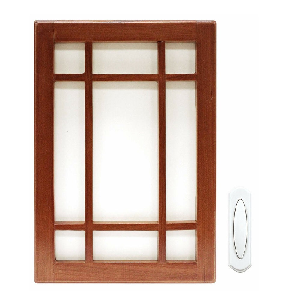 Heath Zenith SL-7611-03 Wireless Door Chime Kit, Cherry