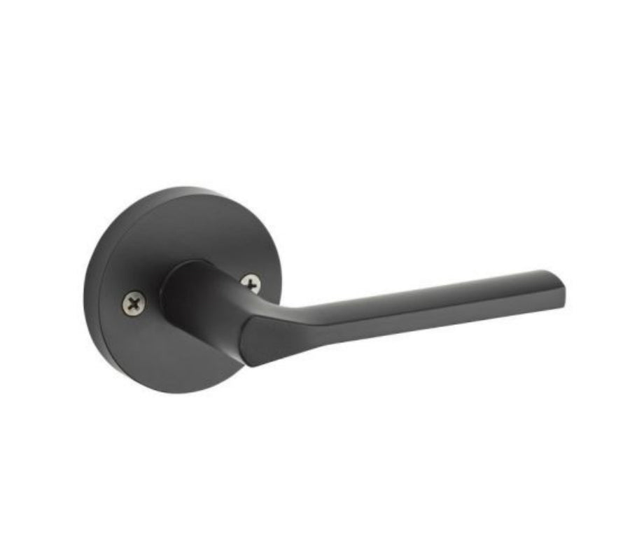 Kwikset 157LSLRDT-514 Lisbon Round Single Dummy Lock, Iron Black