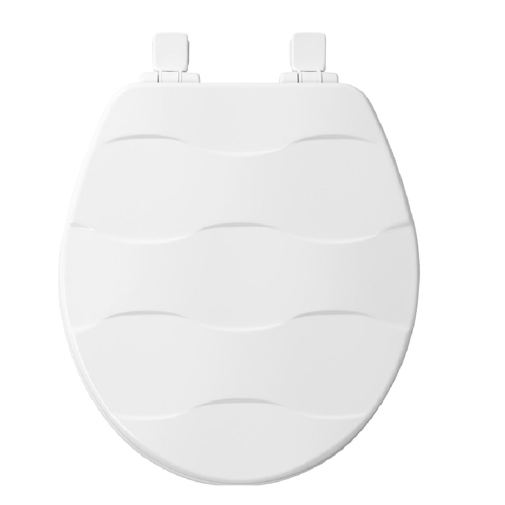 Mayfair 33SLOW-000 Basket Weave Slow Close Toilet Seat