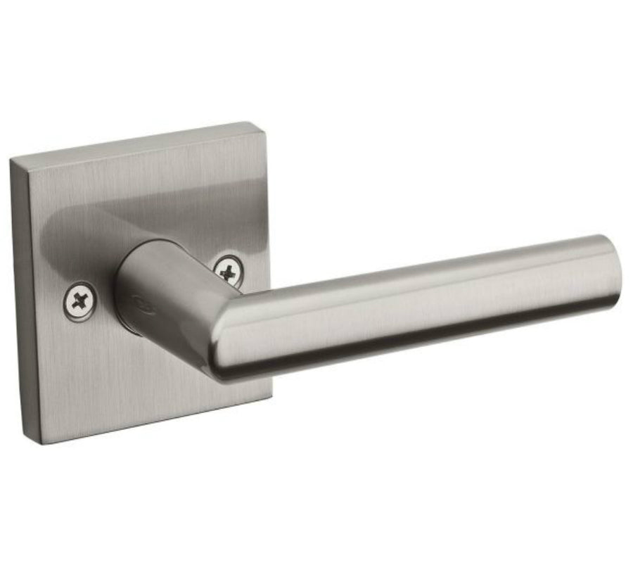 Kwikset 157MILSQT-15 Milan Square Single Dummy Lock, Satin Nickel