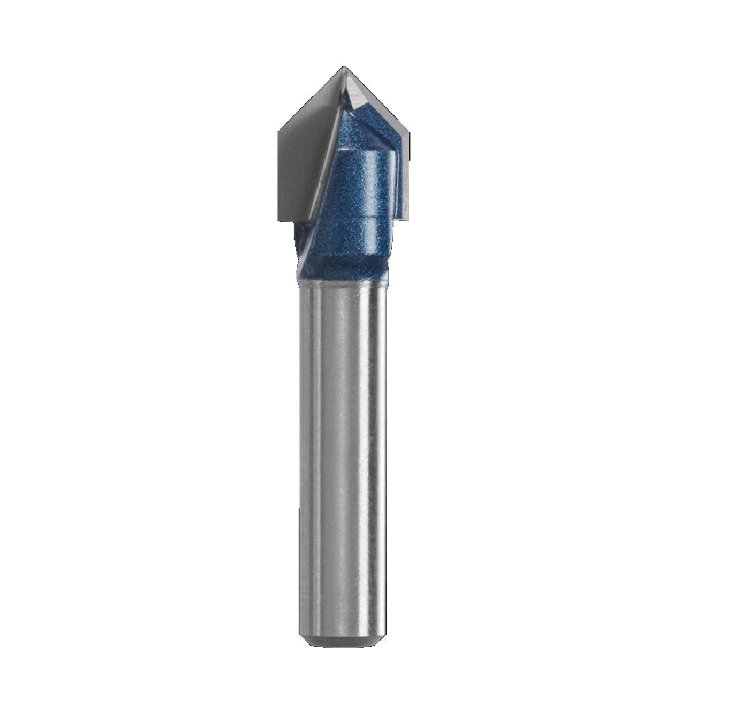 Bosch 84300MC Carbide Tipped V-Groove Router Bit