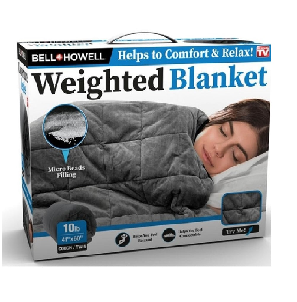 Bell + Howell 2667 Couch/Twin Blanket, Gray