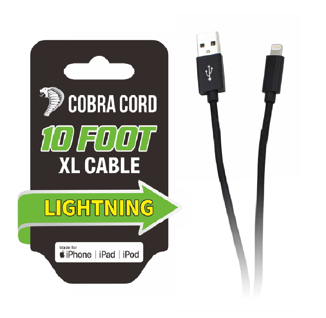 Diamond Visions 01-2644 Cobra Cord Lightening Apple Charging Cable