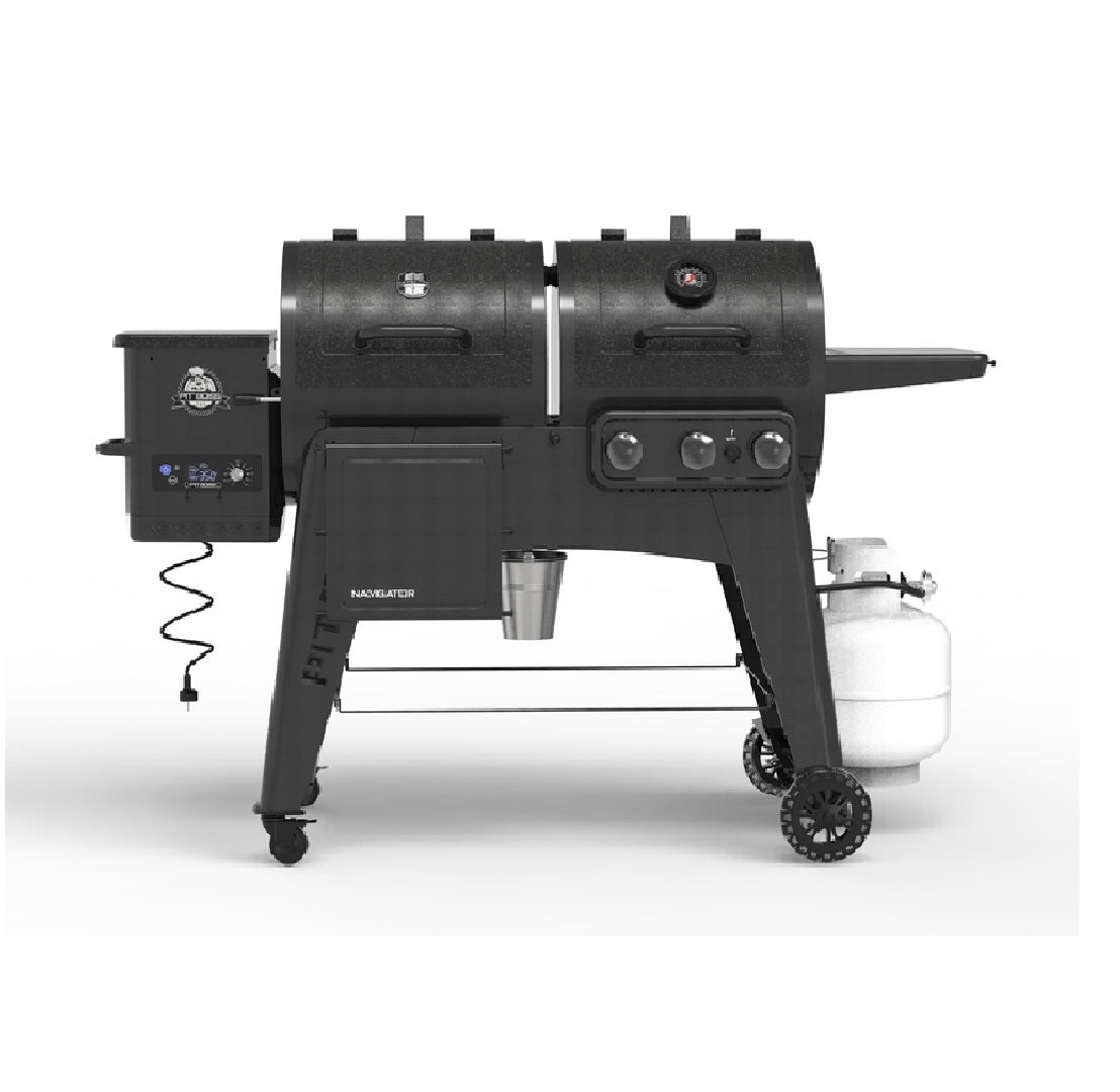 Pit Boss 10529 Navigator Wood Pellet Patio Grill, Black