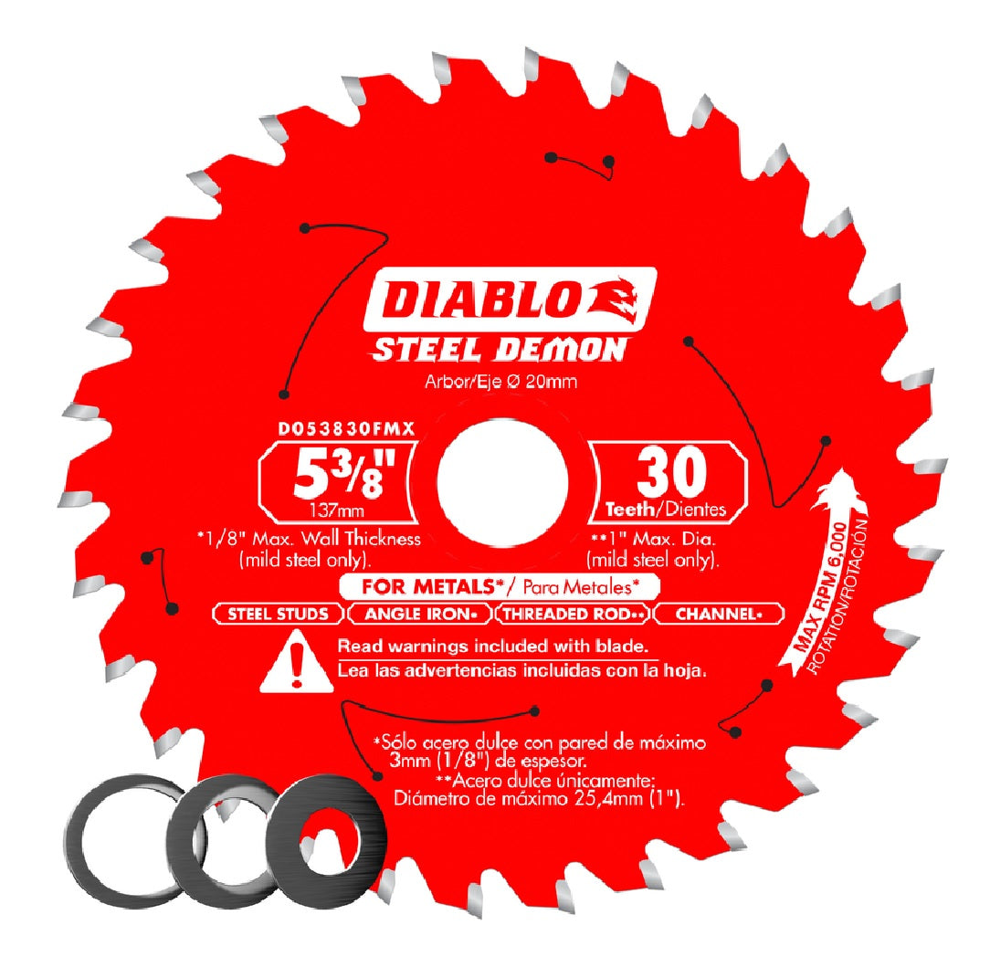 Diablo D053830FMX Steel Demon Circular Saw Blade