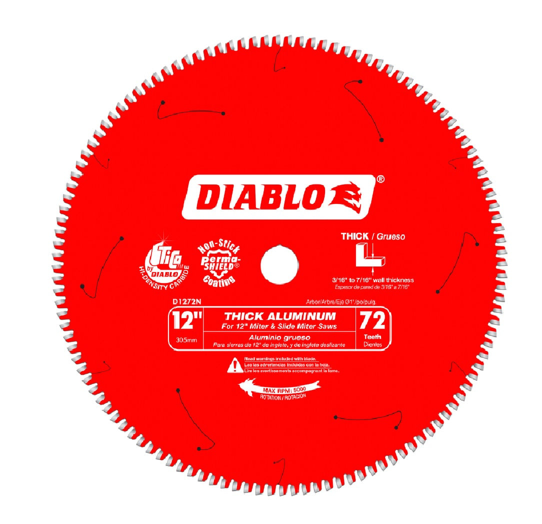 Diablo D1272N Circular Saw Blade, Carbide