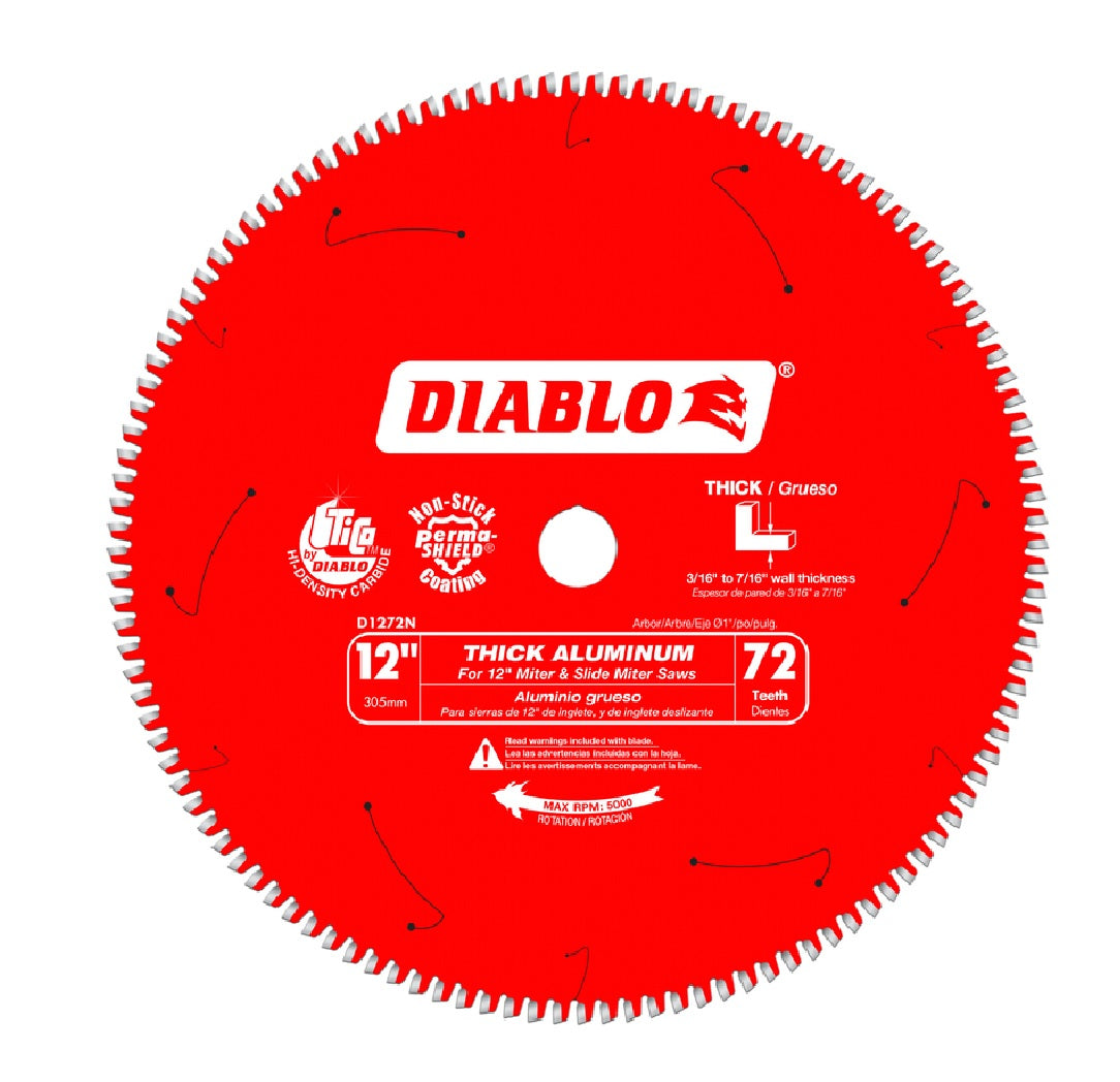 Diablo D1272N Circular Saw Blade, Carbide