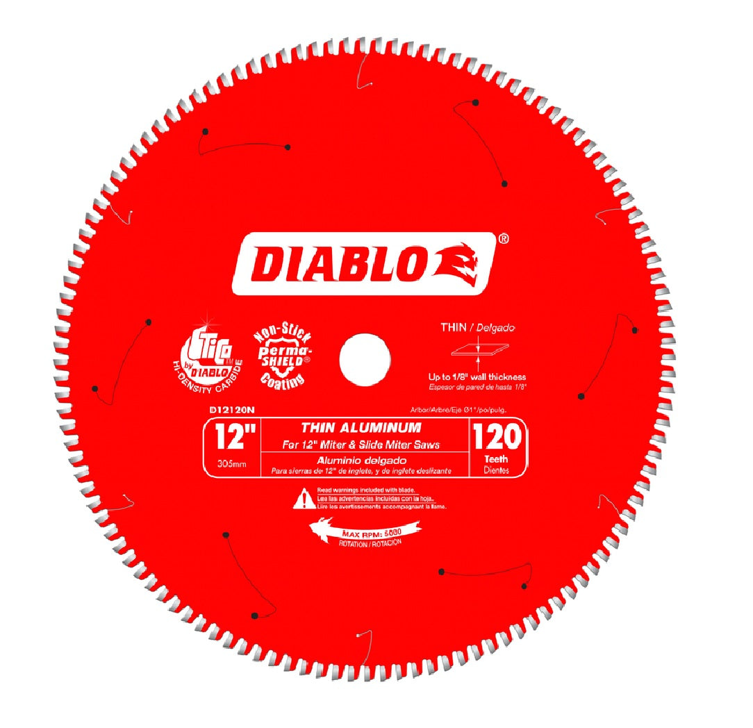 Diablo D12120N Circular Saw Blade, Carbide