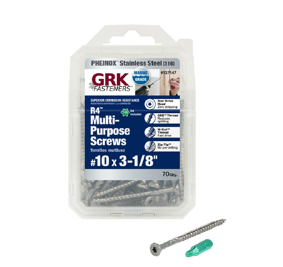 GRK Fasteners 137147 PHEINOX R4 Multi-Purpose Screw