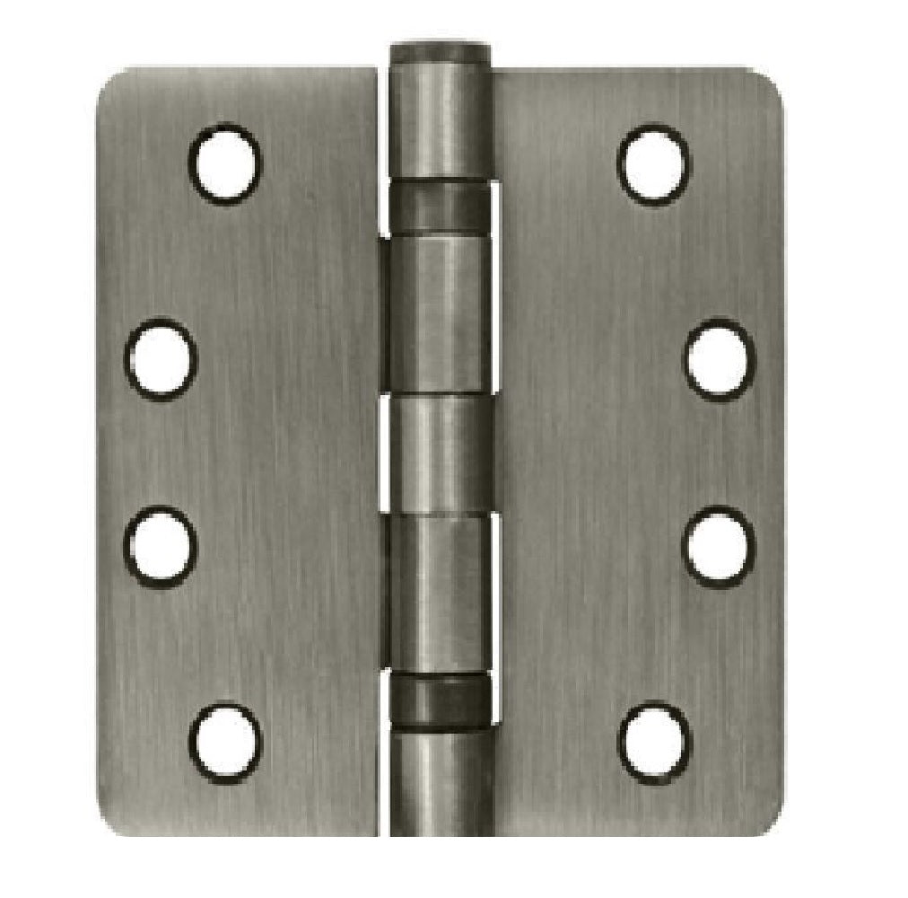 Deltana S44R4HDB15A Radius Hinge, Antique Nickel