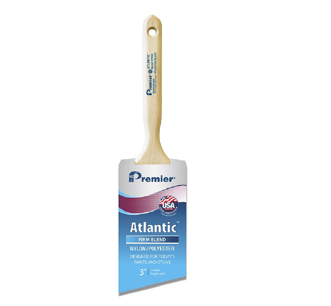 Premier 17333 Atlantic Firm Angle Paint Brush, 3 Inch