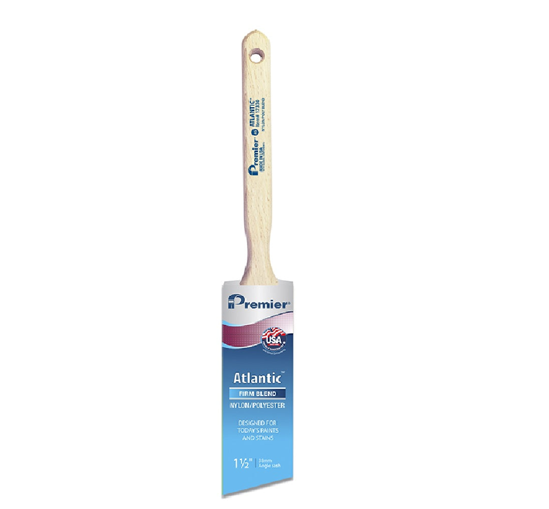 Premier 17340 Atlantic Firm Flat Paint Brush, 1-1/2 Inch