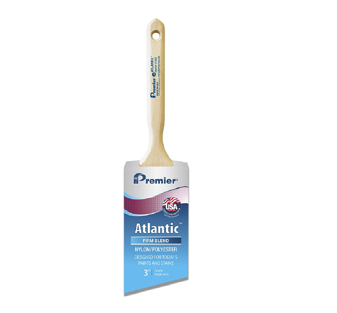 Premier 17343 Atlantic Firm Flat Paint Brush, 3 Inch