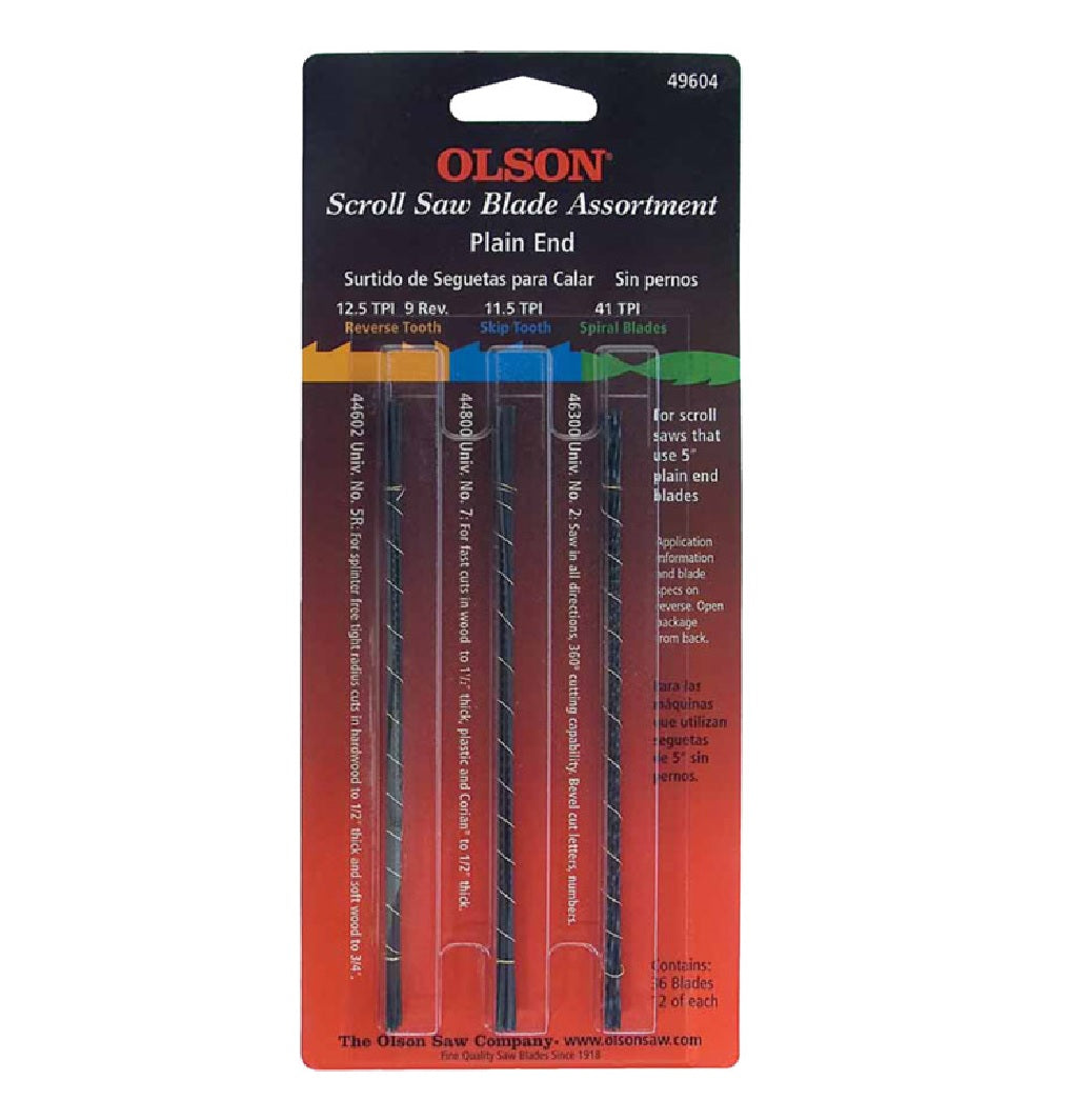 Olson Saw FR49604 Reverse Skip Saw Blade Assortment