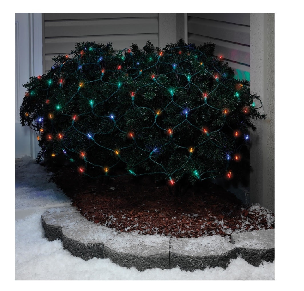 Celebrations 44546-71 StayLit LED Mini Net Christmas Light Set