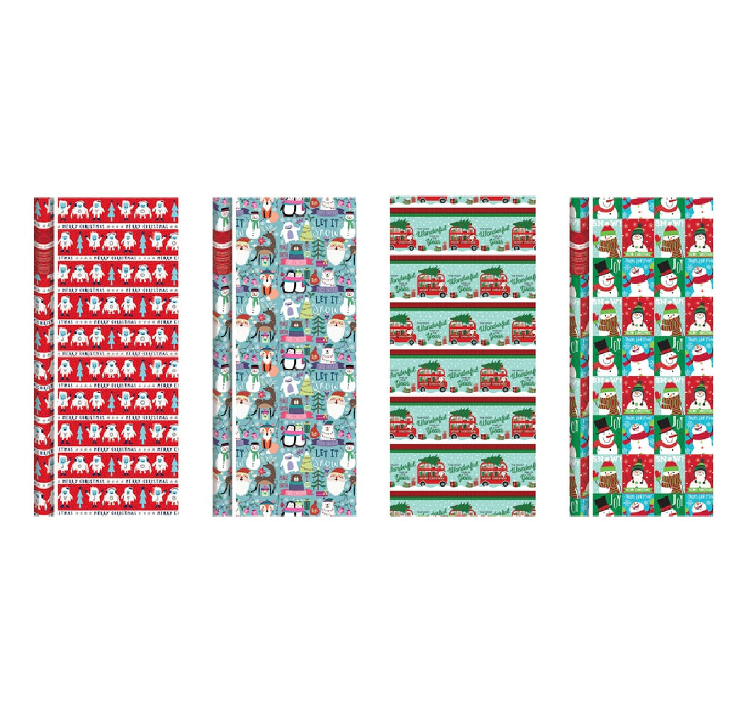 Paper Images CW4030A37 Christmas Juvenile Gift Wrap, 30 Inch