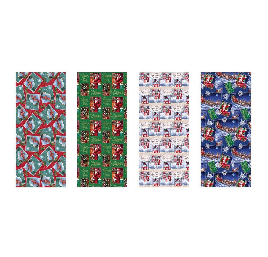 Paper Images CW4030A33 Christmas Traditional Santa Gift Wrap