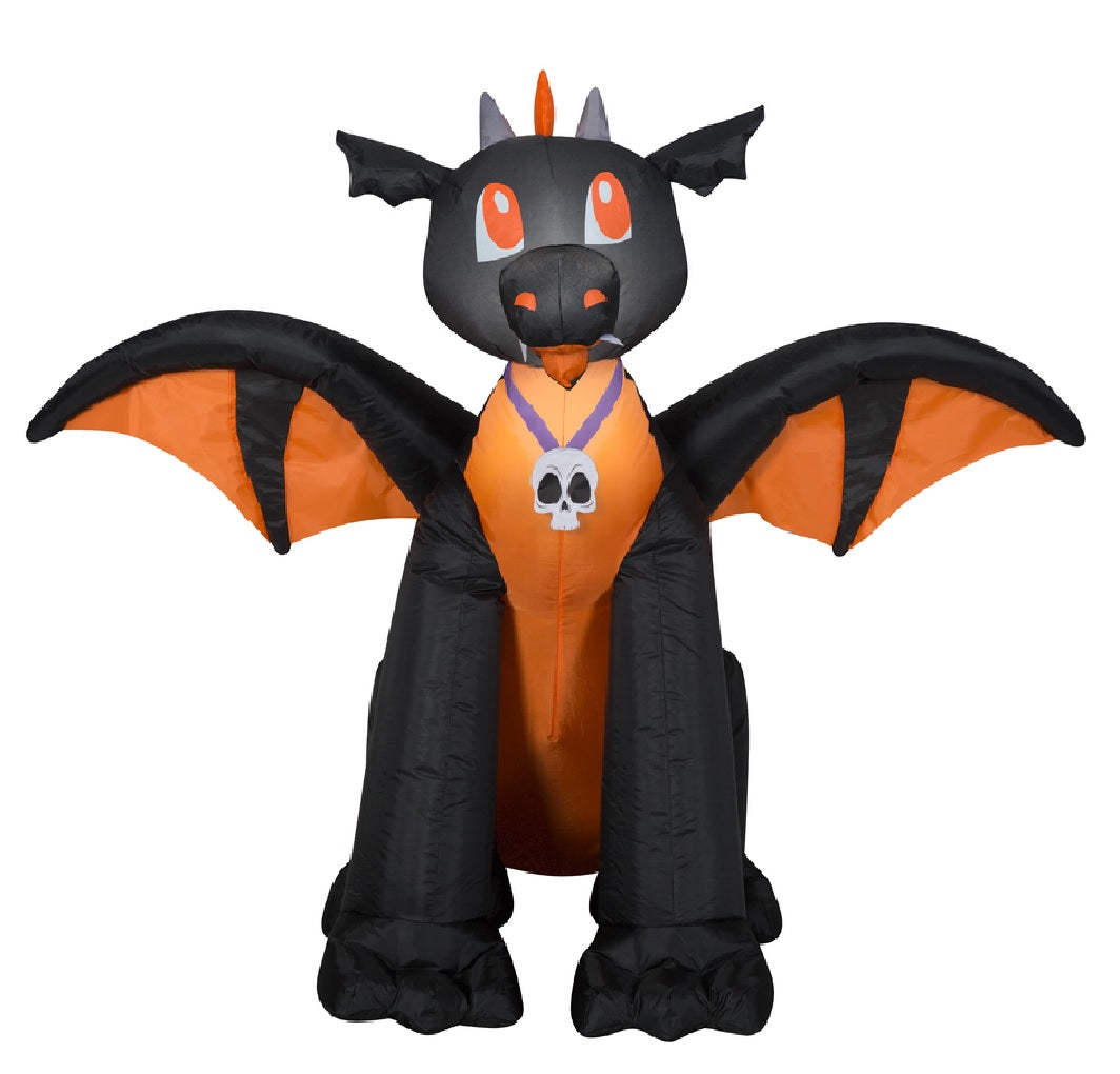 Gemmy 221975 Dragon Halloween Inflatable, Black