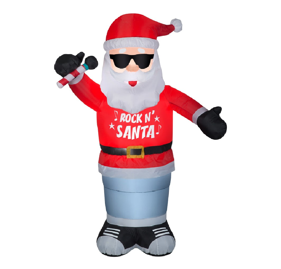 Gemmy 118493 Santa Christmas Inflatable, Polyester