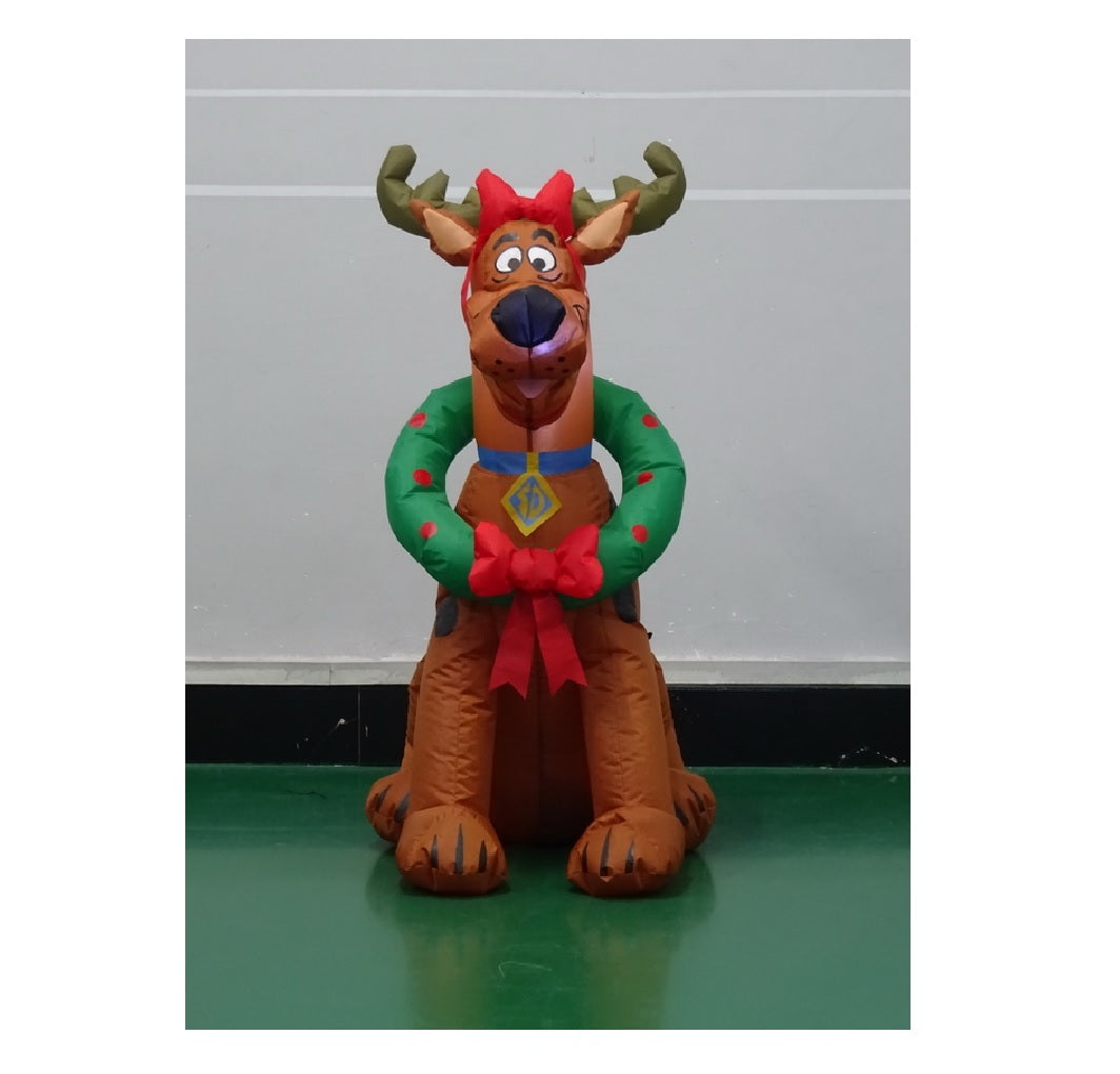 Gemmy 111798 Warner Brothers Reindeer Scooby Doo Christmas Inflatable
