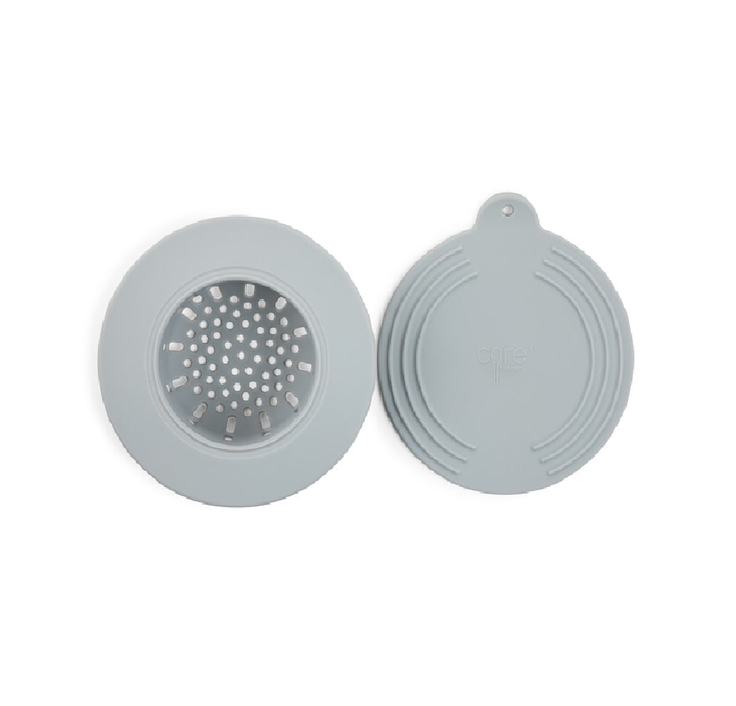 Core Kitchen AC29915 Sink Strainer With Stopper, Grey
